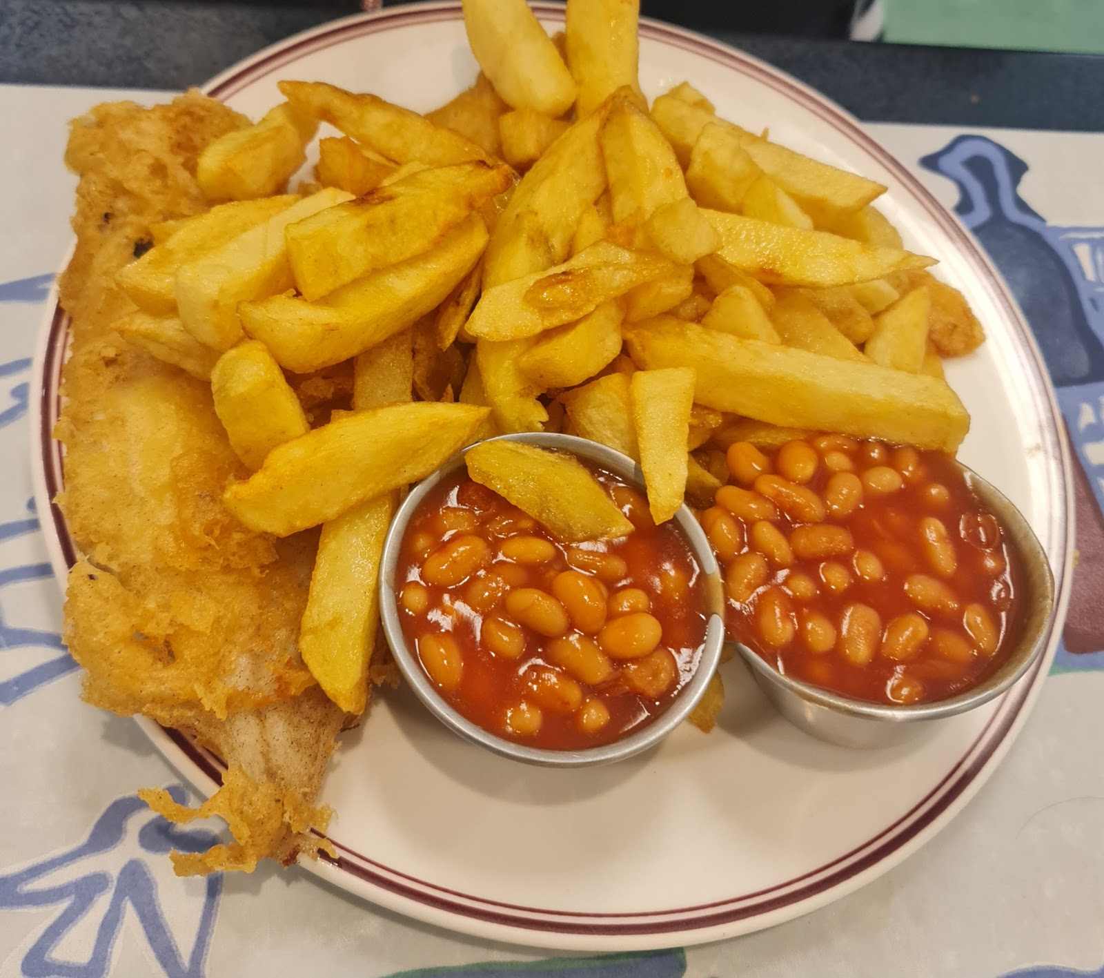 Fresh fish and chips Accrington
